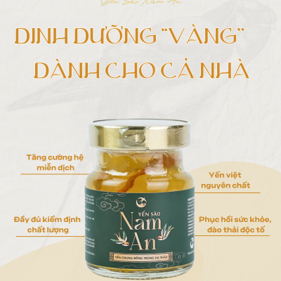 Yến Chưng Đông Trùng Hạ Thảo 20% Yến Việt